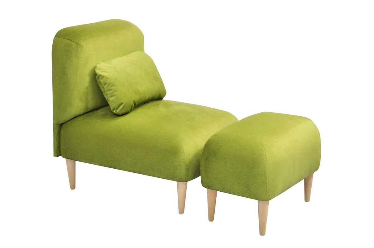 Armchair Yupi with footstool