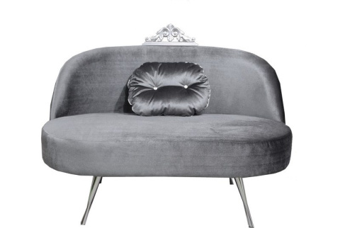 Settee GLAMOUR with crown