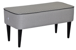 Bench Pastel houndstooth