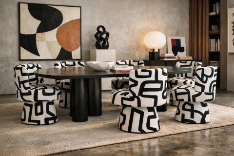 fotel obrotowy BLACK LINE