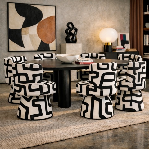 fotel obrotowy BLACK LINE