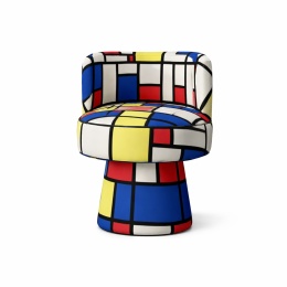 Fotel obrotowy DE STIJL PATERN