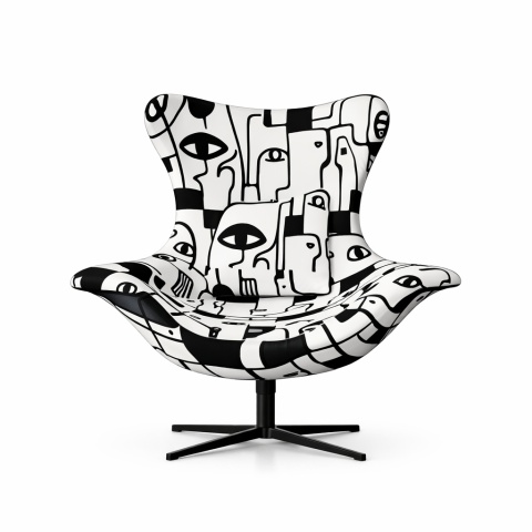Swivel armchair U25 People