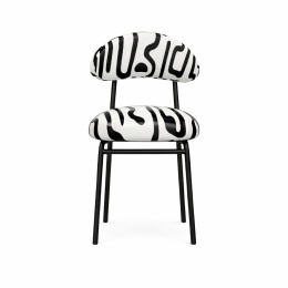 Plum 2 dining chair BLACK LINE