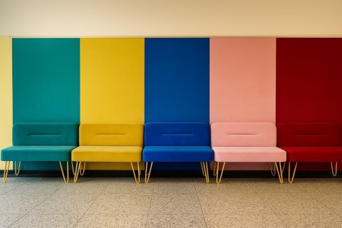 Ławka Monochrome z oparciem