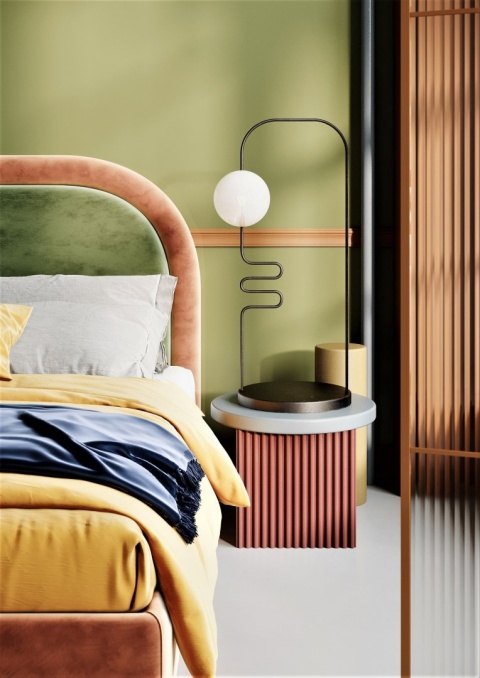 MILO gepolstertes Bett