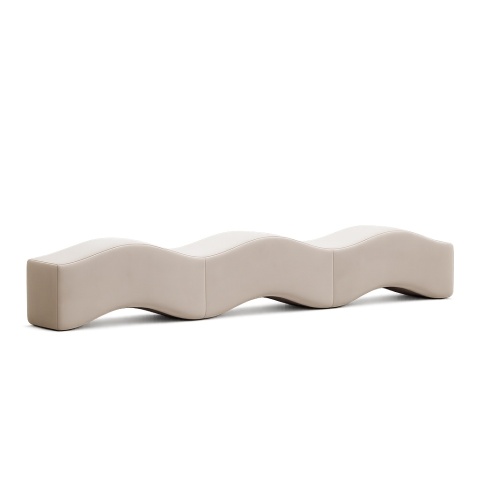 Siedzisko tapicerowan Fala