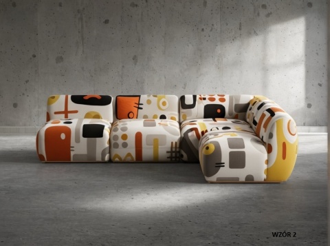 Modular sofa ATTACK of ART