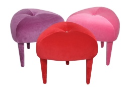 Stołek Odo Valentin róż