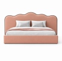 Upholstered bed LINE WAVE