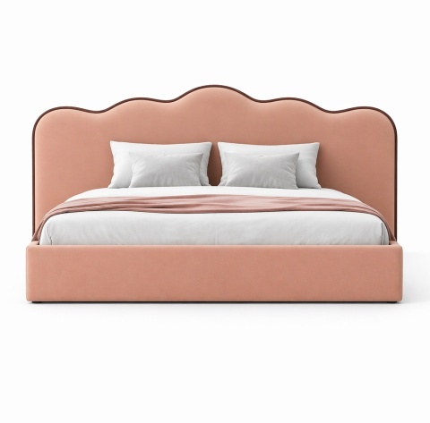 Upholstered bed LINE WAVE