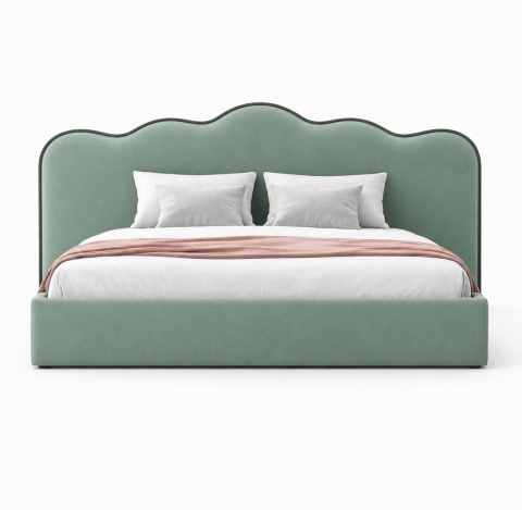 Upholstered bed LINE WAVE