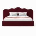 Upholstered bed LINE WAVE