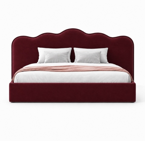 Upholstered bed LINE WAVE