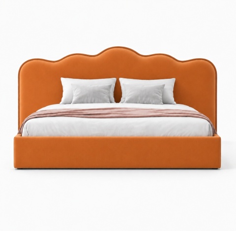 Upholstered bed LINE WAVE