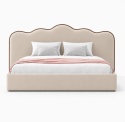 Upholstered bed LINE WAVE