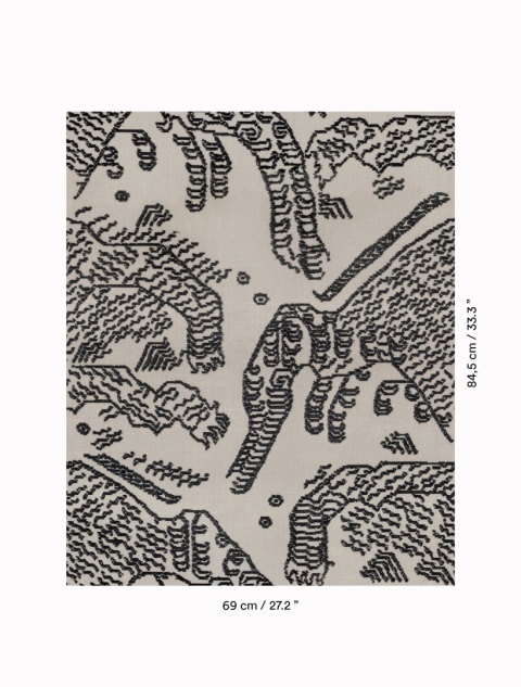 MYSTIC headboard – Tiger Mountain fabric (Dedar)