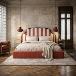 Gepolsterte Kopfstütze NO.1 REVIVE Streifen