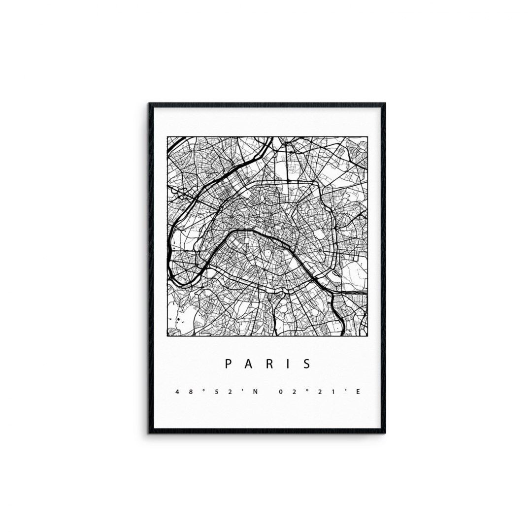 Framed graphics "Paris"