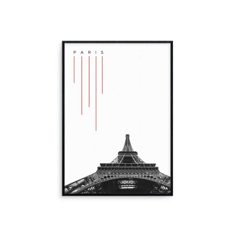 Graphic in frame Paris