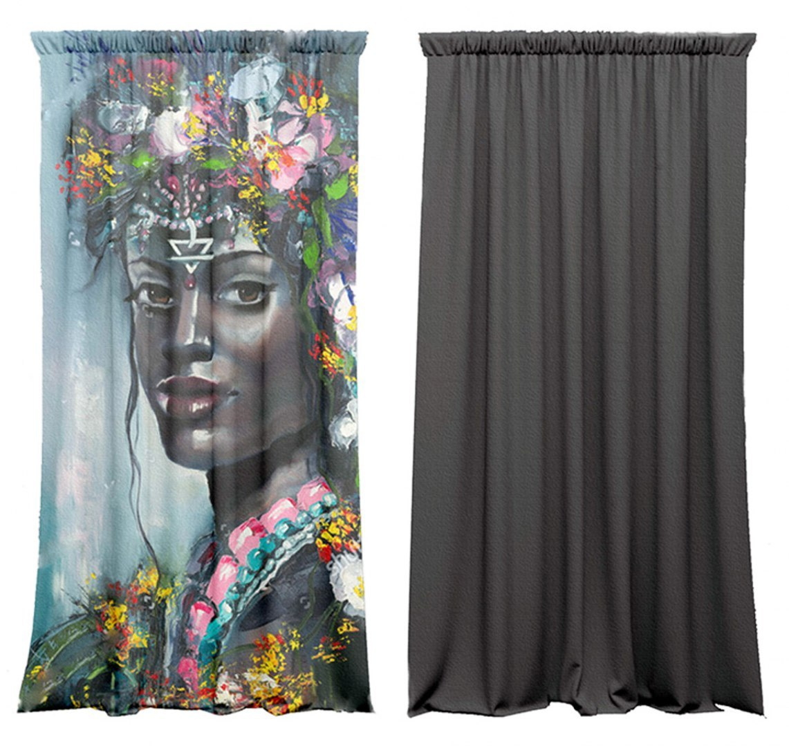 Cotton curtains Africa
