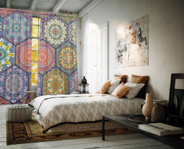 Cotton curtains Maroco