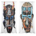 Cotton curtains Mask