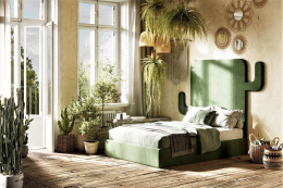 Upholstered bed CACTUS