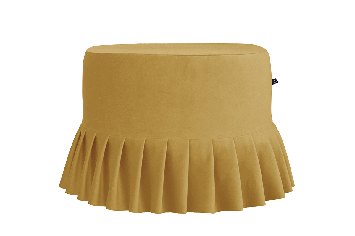 Upholstered seat pouf Lolita