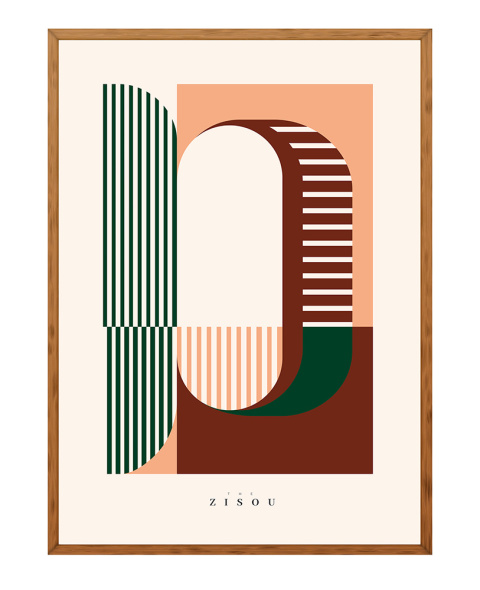 CABIN Poster printed on ecological paper