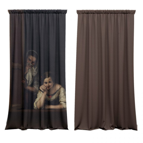 Window curtain set