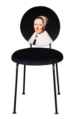 Krzesło tapicerowane CURIOS 3 " Kobieta w czepku"