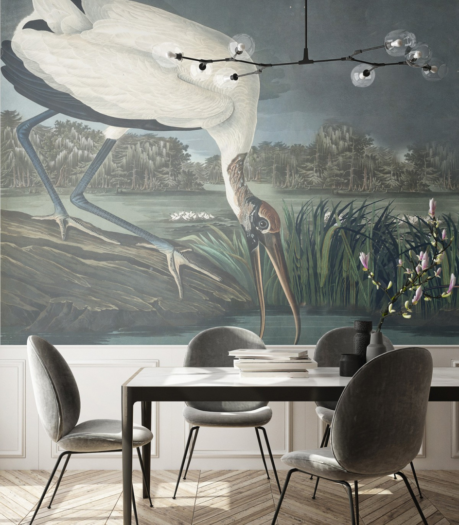 Stork wallpaper by Wallcolors roll 100x200