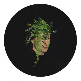 Wall Decoration - DOTS Mural Man with Fern