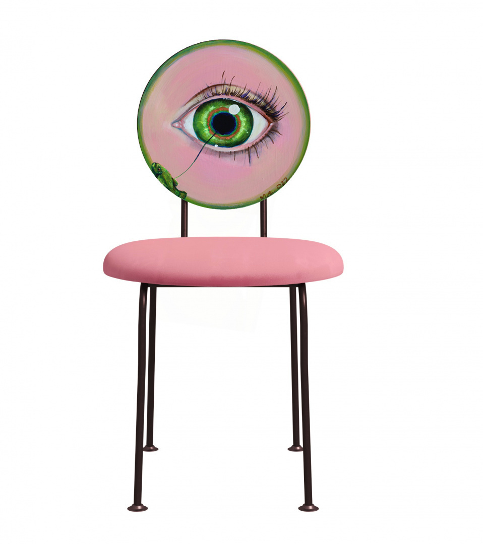 Upholstered chair Medallion Eye