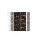 Camouflaged Tiger wallpaper by Wallcolors roll 100x200
