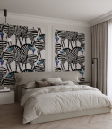 Dancing Zebras wallpaper by Wallcolors roll 100x200