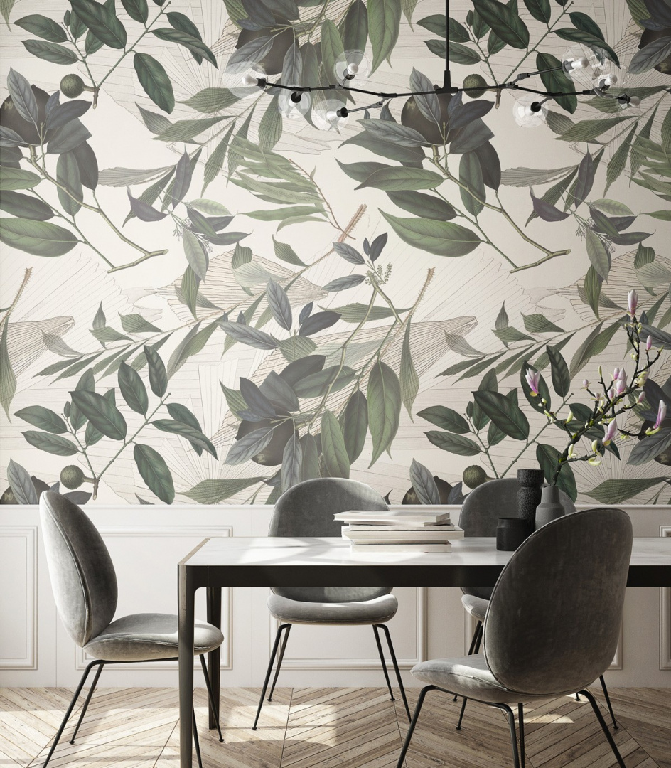 Olive Branch wallpaper by Wallcolors roll 100x200