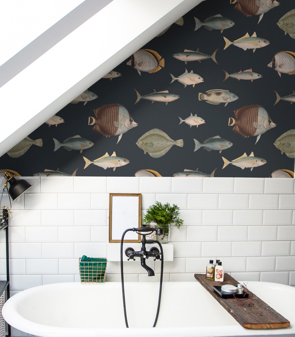 Wallpaper Under the Sea by Wallcolors roll 100x200