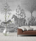 Zebra on Agave wallpaper by Wallcolors rolka 100x200