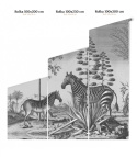 Tapeta Zebra on Agave od Wallcolors rolka 100x200